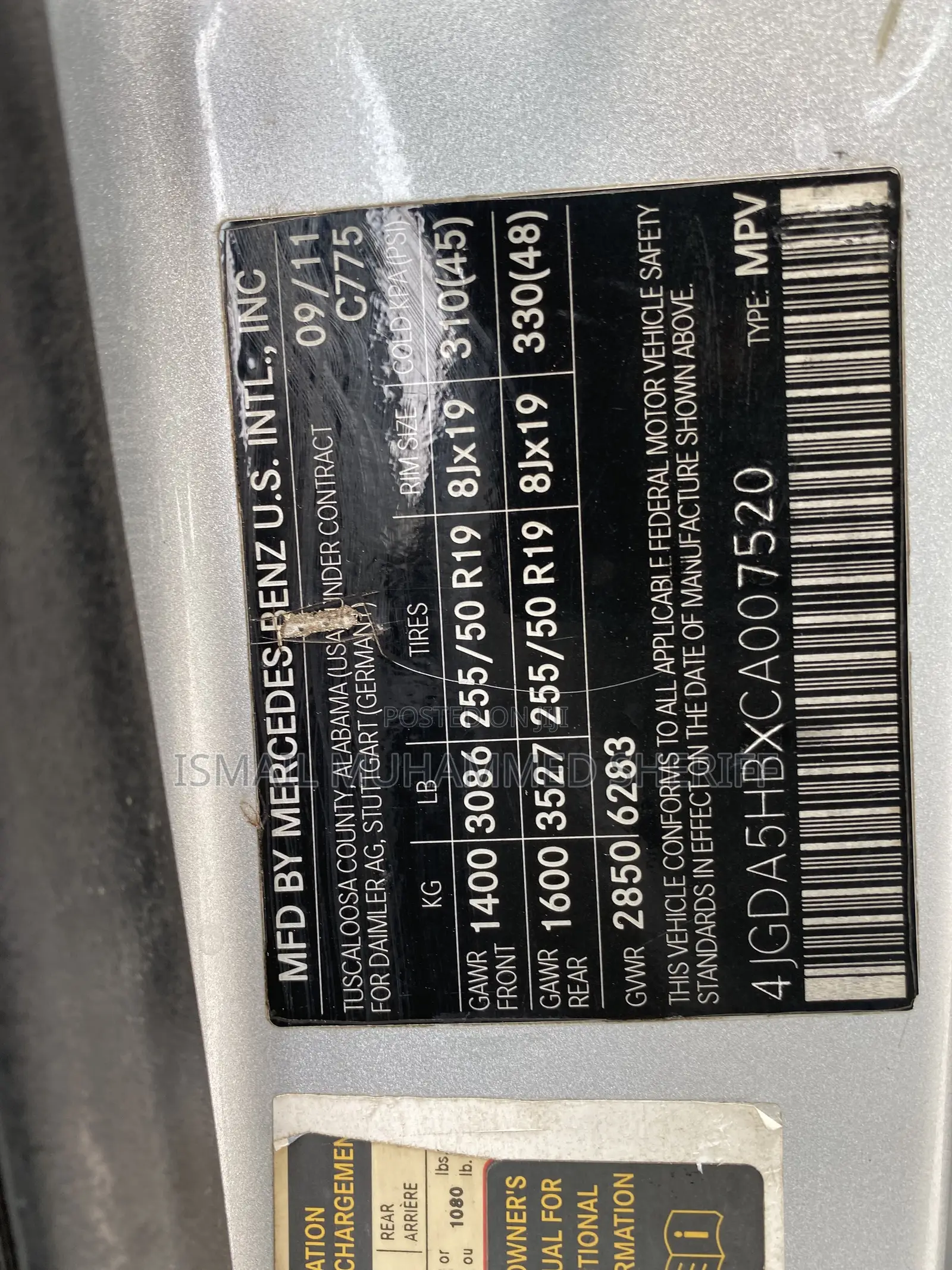 Mercedes-Benz M Class ML 350 4Matic 2012 Silver