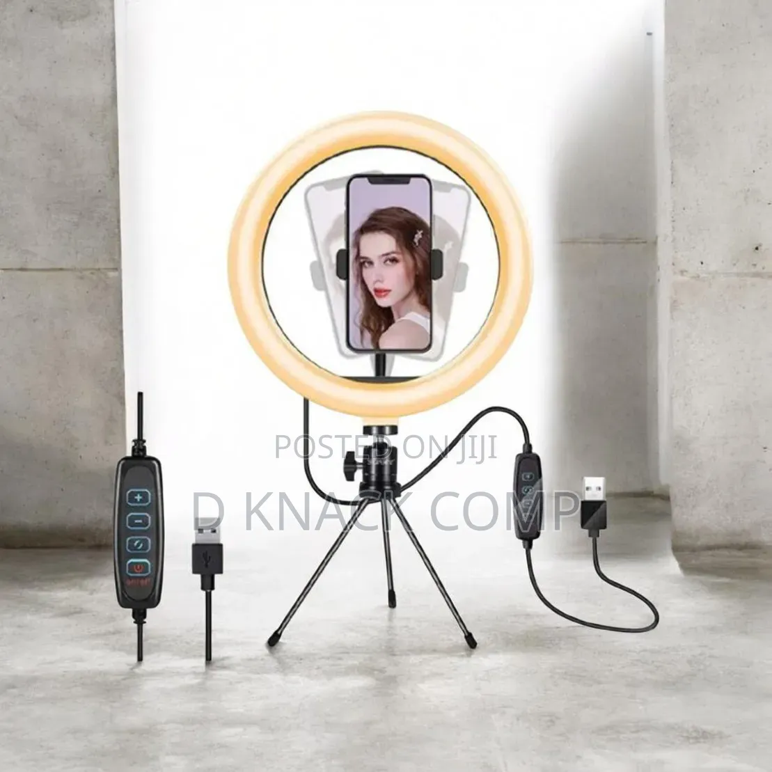 10 "LED Ring Light Dimmable Video Makeup Selfie Night Light