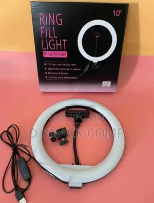 10 "LED Ring Light Dimmable Video Makeup Selfie Night Light
