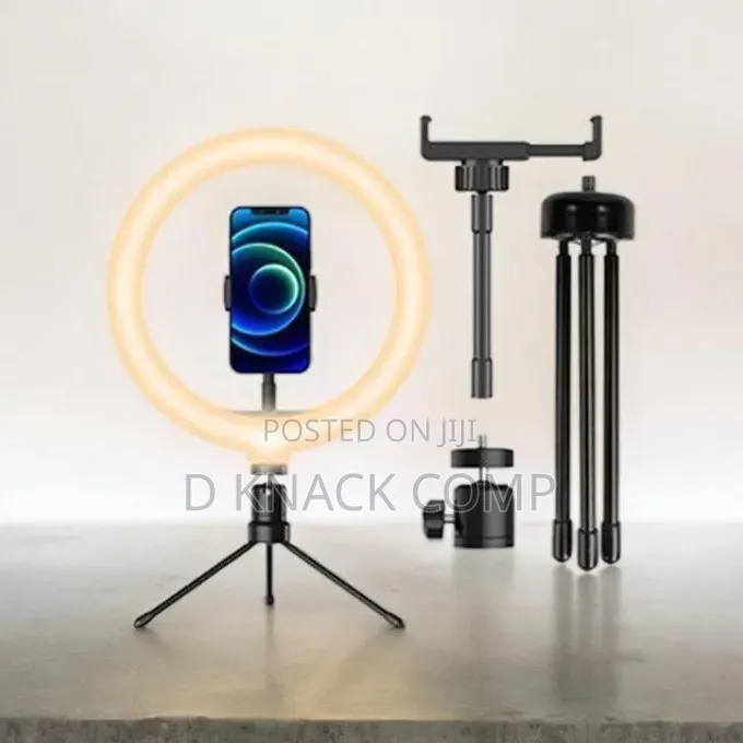 10 "LED Ring Light Dimmable Video Makeup Selfie Night Light