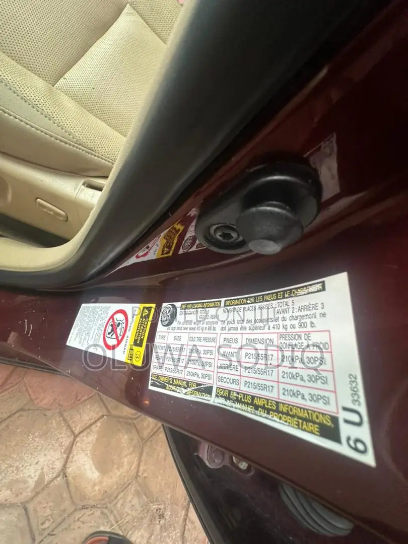 Lexus ES 350 2008 Red