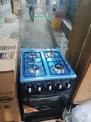 Phenix 4 Gas Burner Standing Cooker With Oven.