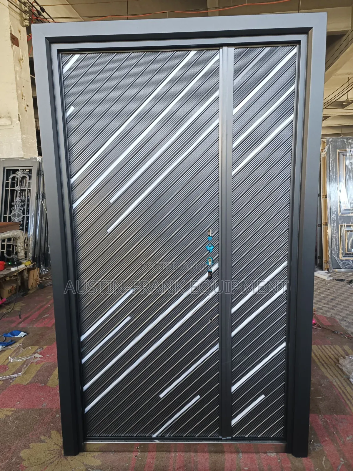 German or Turkish Copper Cast Security Door