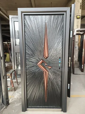 German or Turkish Copper Cast Security Door