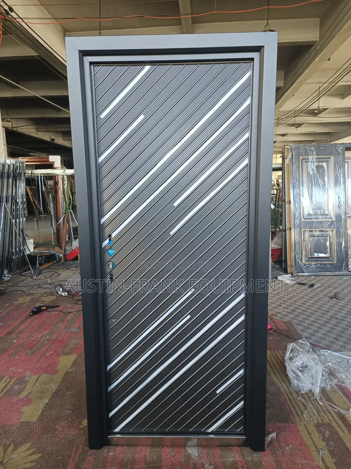 German or Turkish Copper Cast Security Door