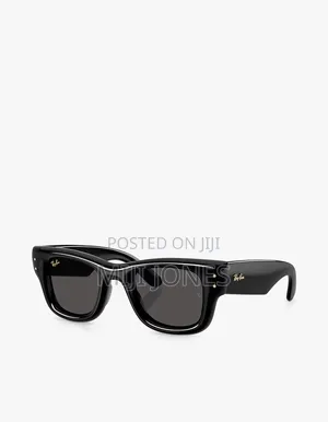 Ray-Ban X A$AP Rocky Wayfarer Puffer Ultra Black Sunglasses Awge