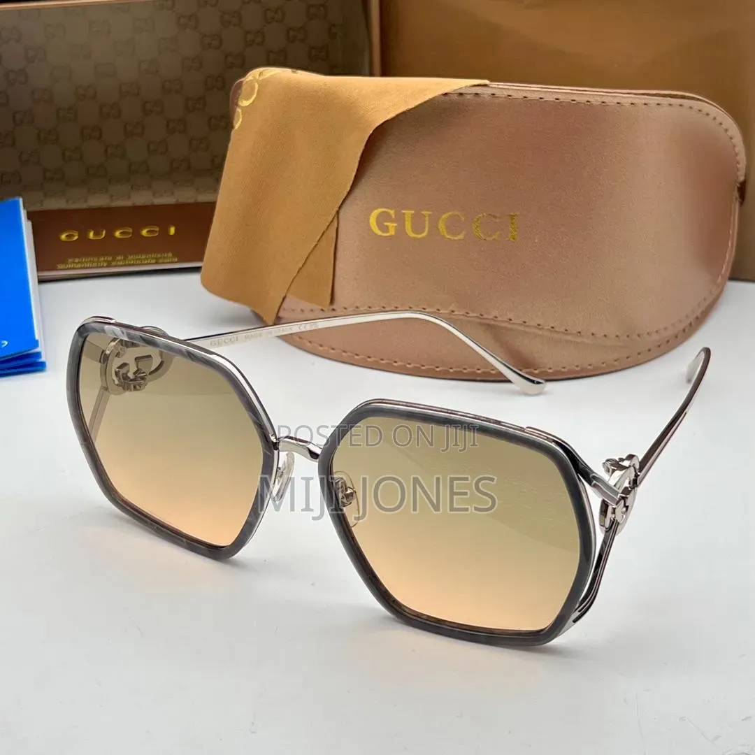 Replica Gucci Gradient Square/ Oval Ladies Sunglasses