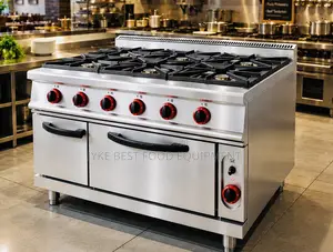 6 Burner Gas Range With Oven