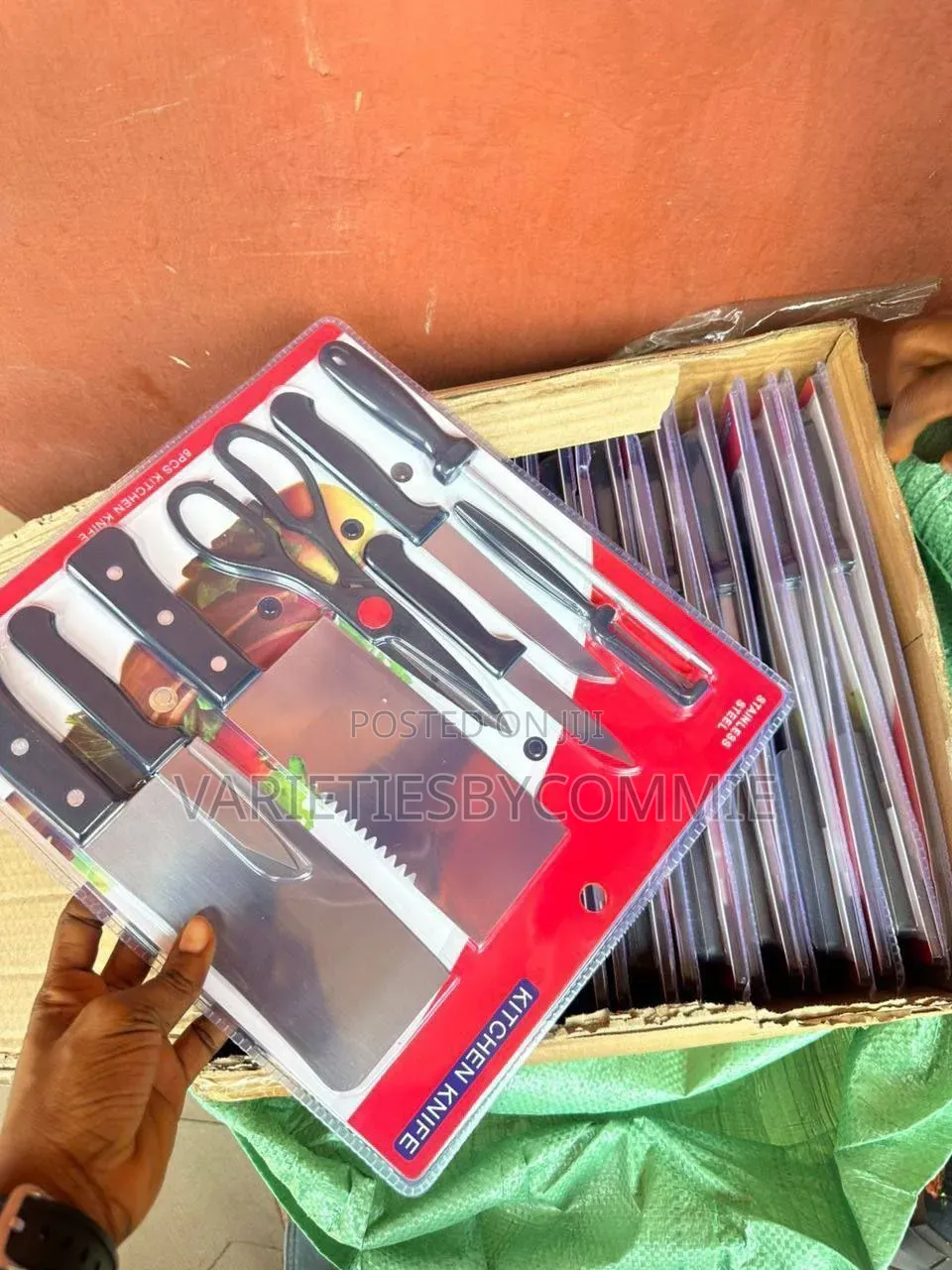 8pcs Stainless Kitchen Knife Set