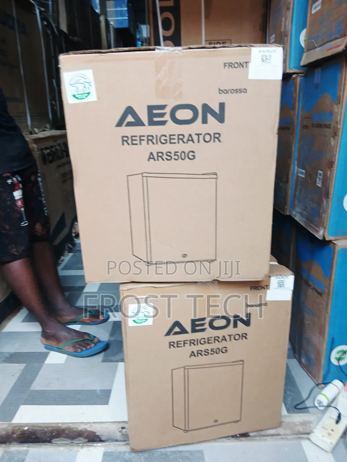 Aeon ARS50G Bedside Fridge With Small Freezer Inside.