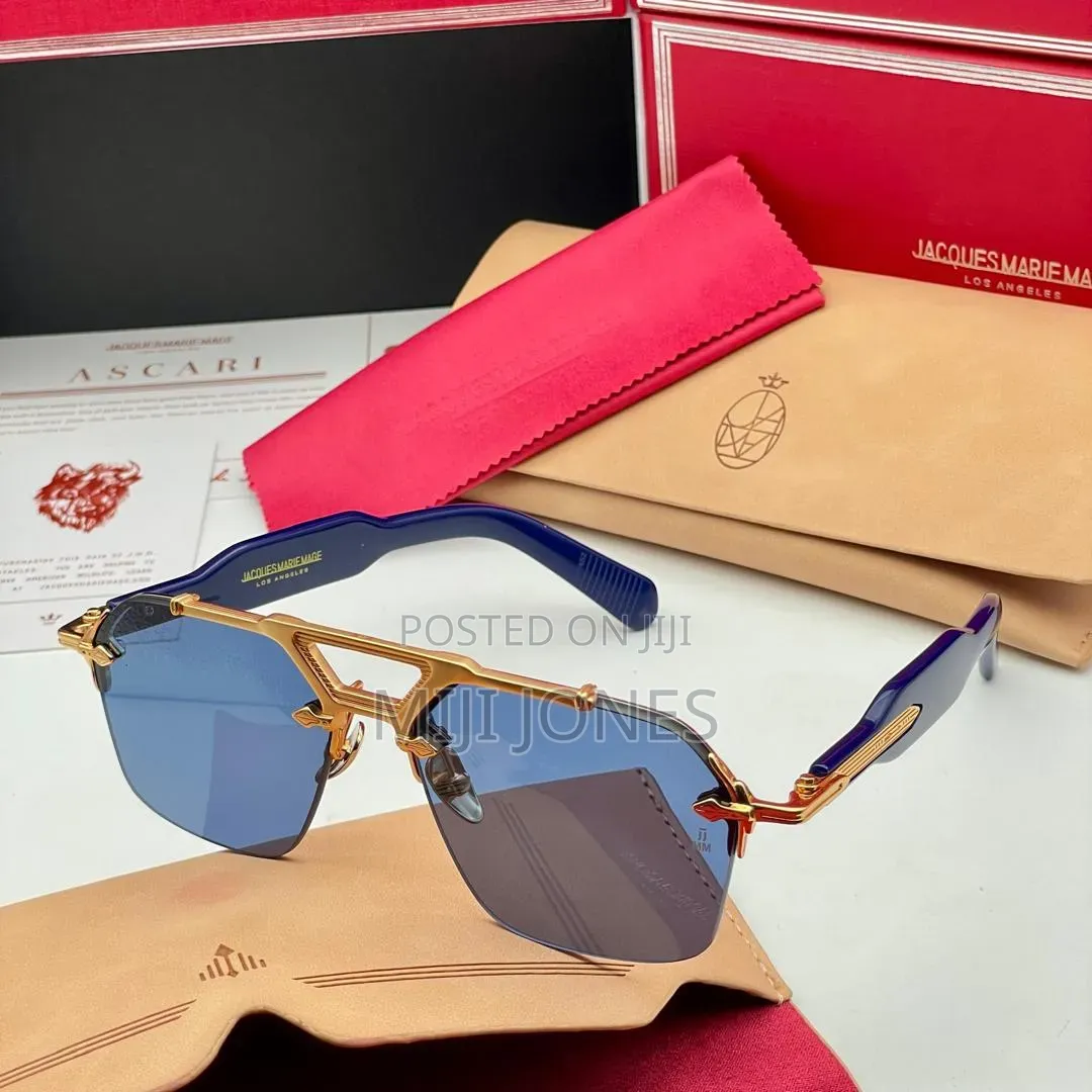 "Replica Jacques Marie Mage Aviator Style Sunglasses