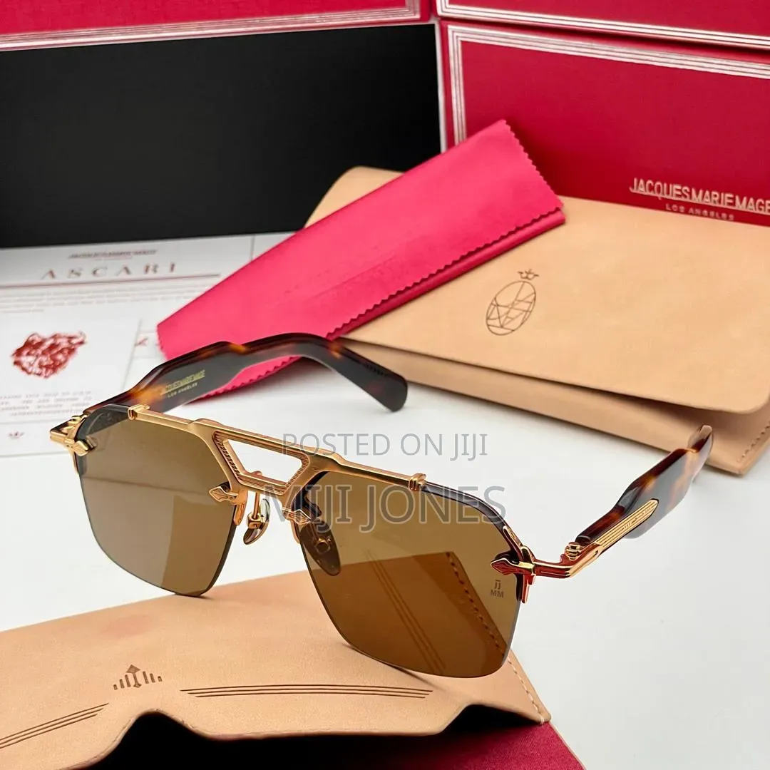 "Replica Jacques Marie Mage Aviator Style Sunglasses