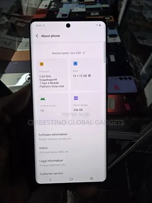 Vivo V30 5G 256 GB Blue