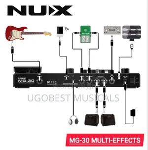 NUX MG-30 Versatile Modeler Guitar Multi-Effects Pedal With IR Loader