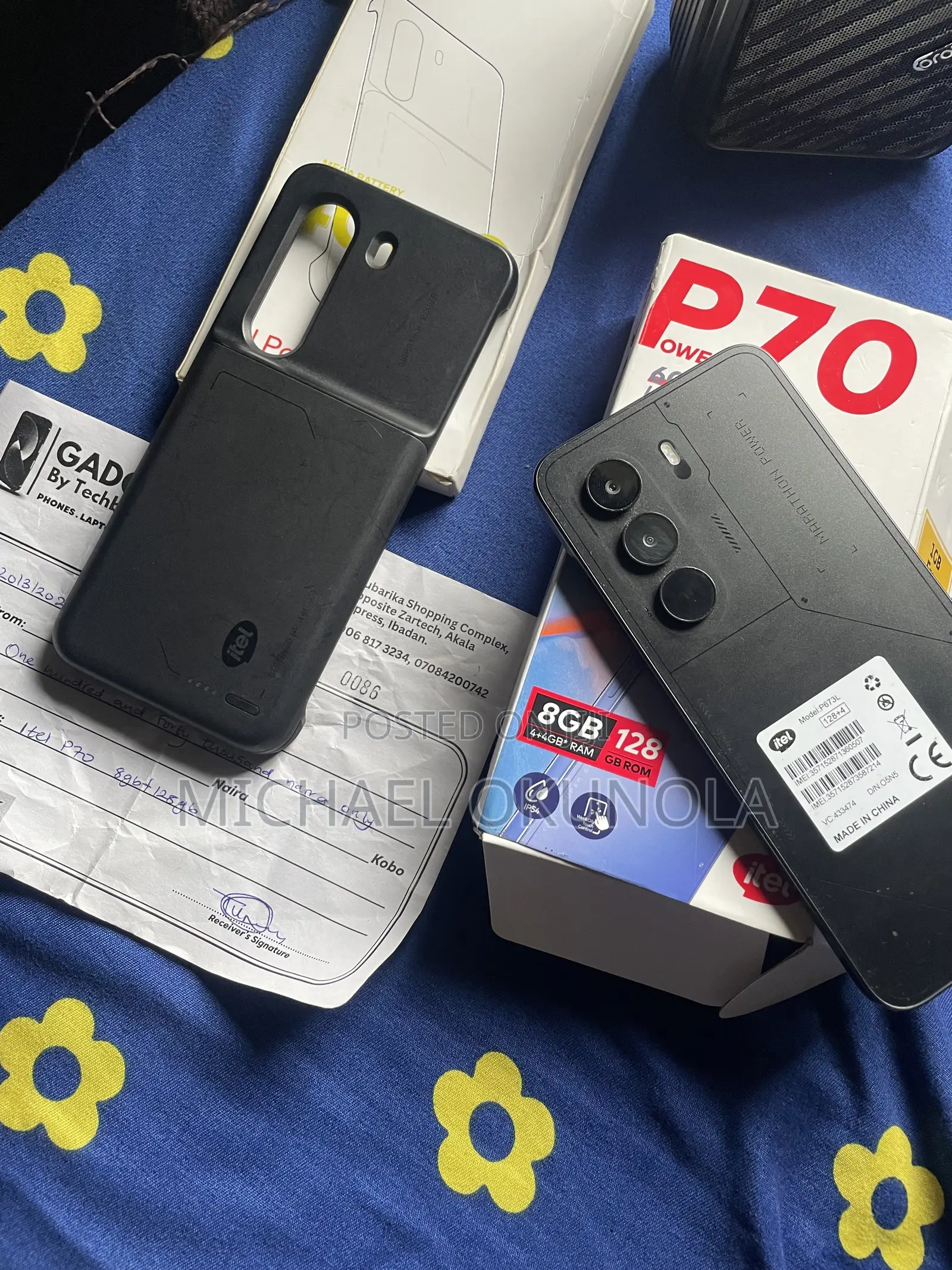 Itel P70 64 GB Black