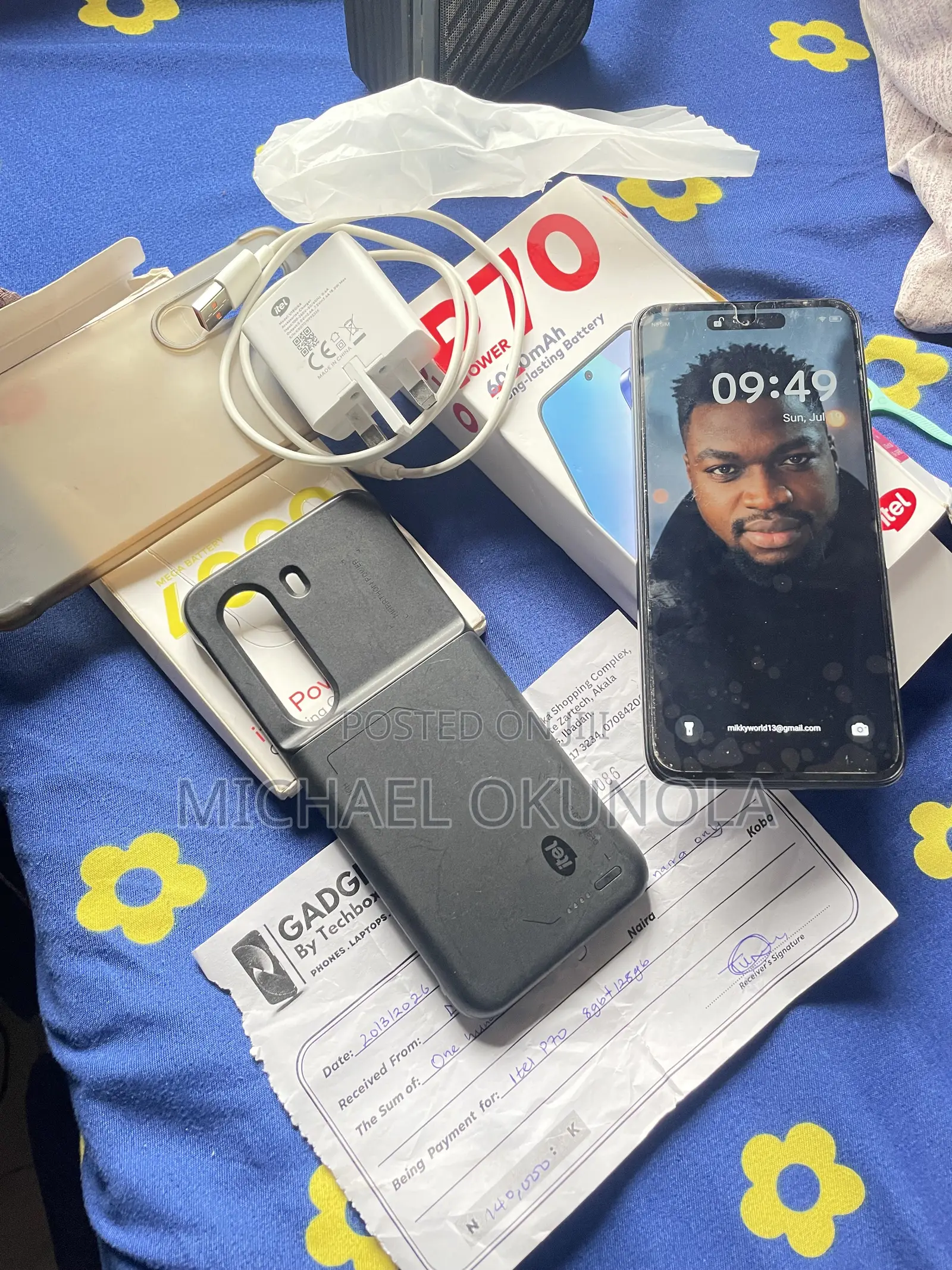 Itel P70 64 GB Black