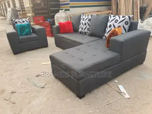 Quality Gray Sofa Lshap With Single Seater