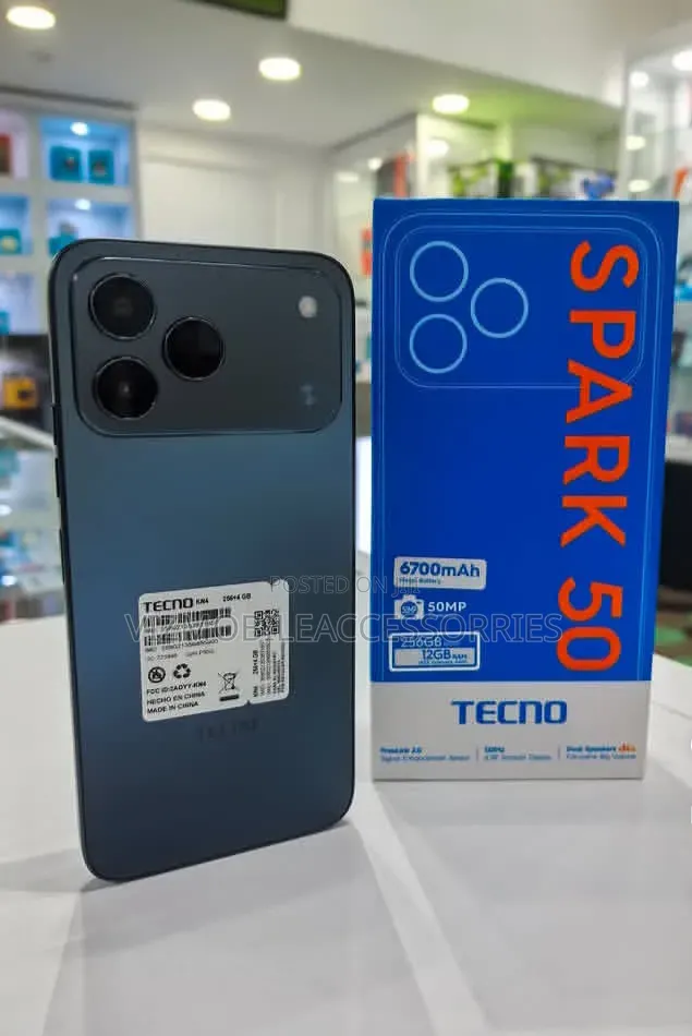 New Tecno Spark 50 128 GB Blue