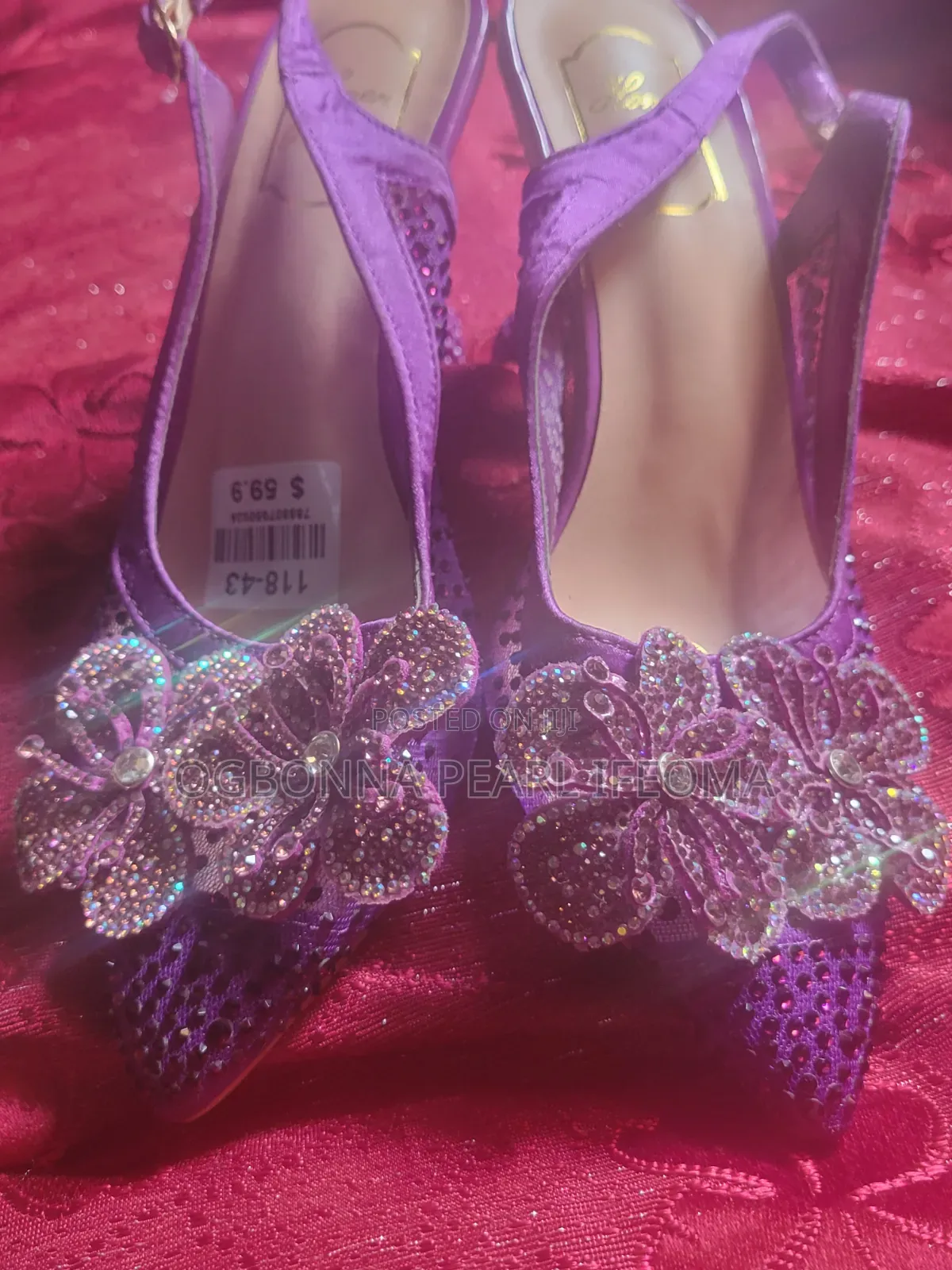 Purple Coloured Heels