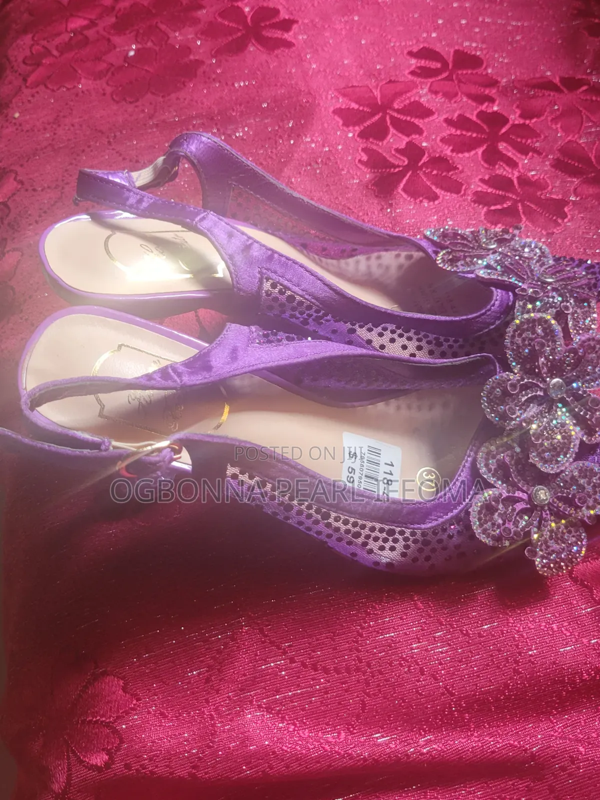 Purple Coloured Heels