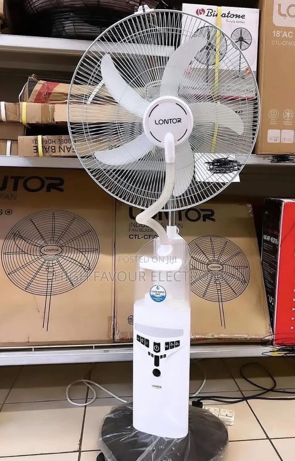 Lontor Rechargeable Mist Fan 18