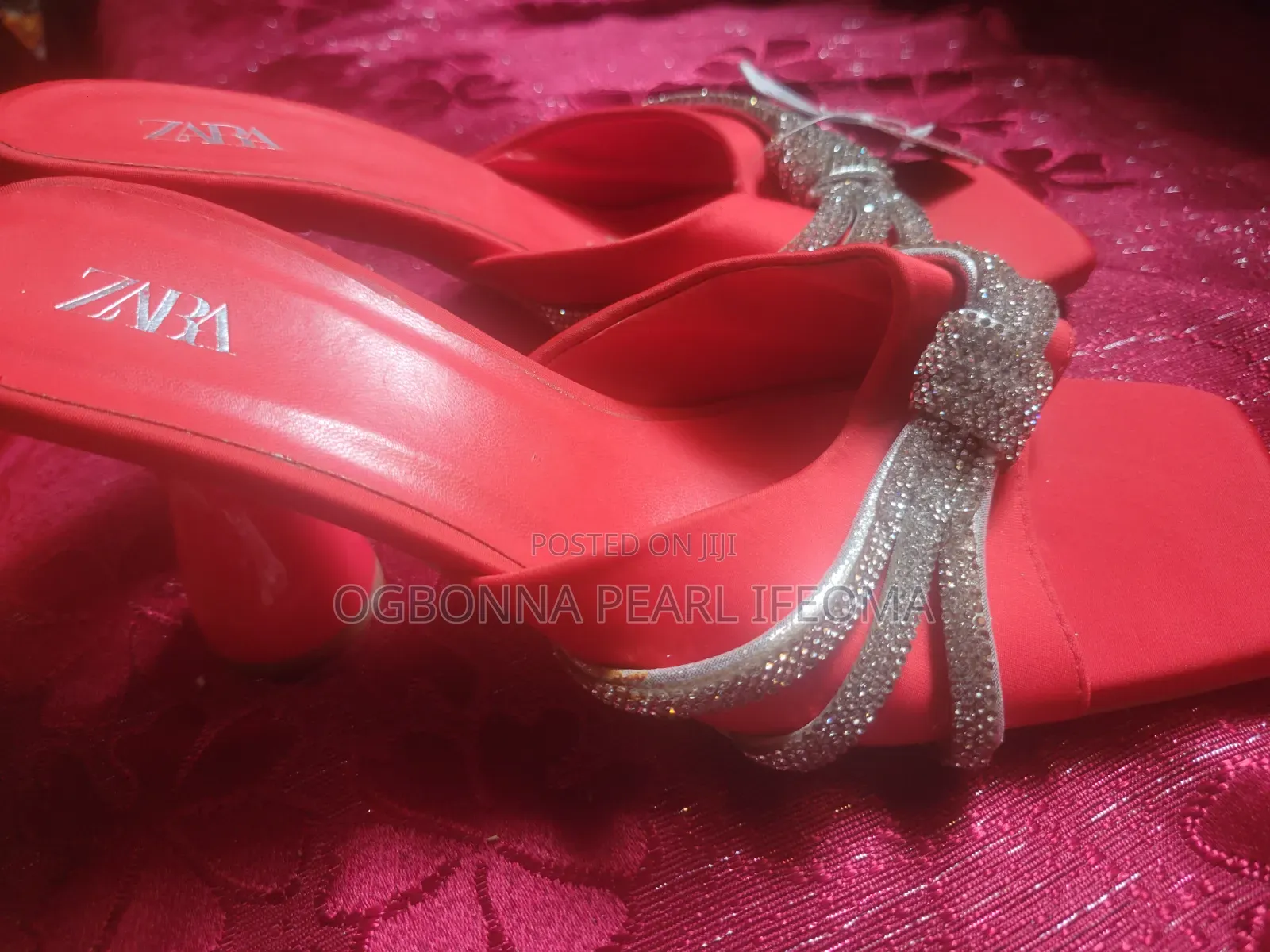 Red Zara Heels