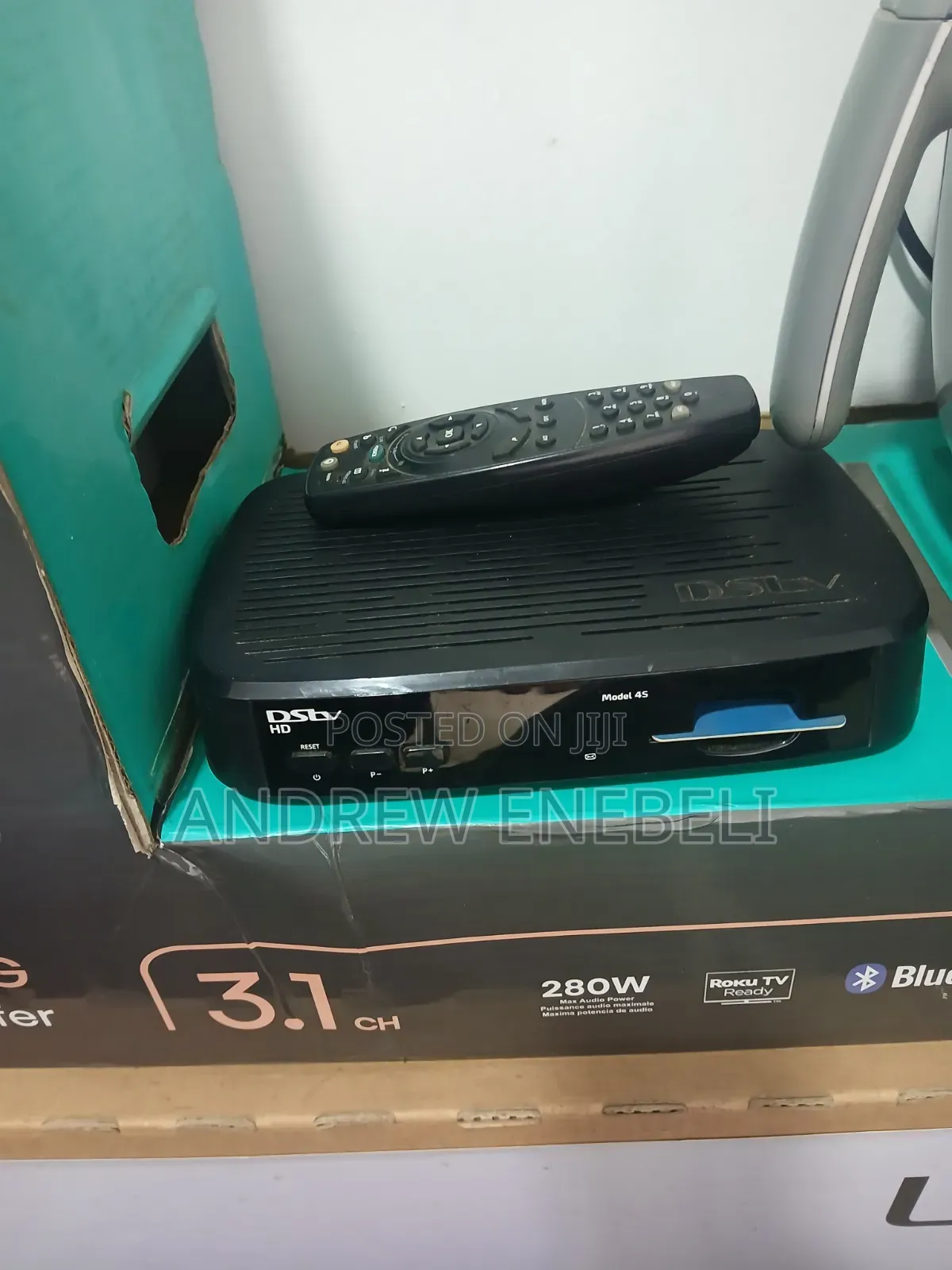 DSTV Decoder + Remote Control and Dish