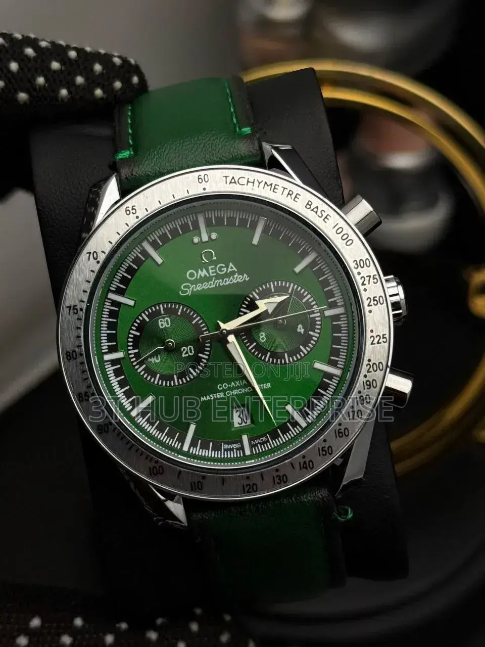 Omega Leather Working Chronograph