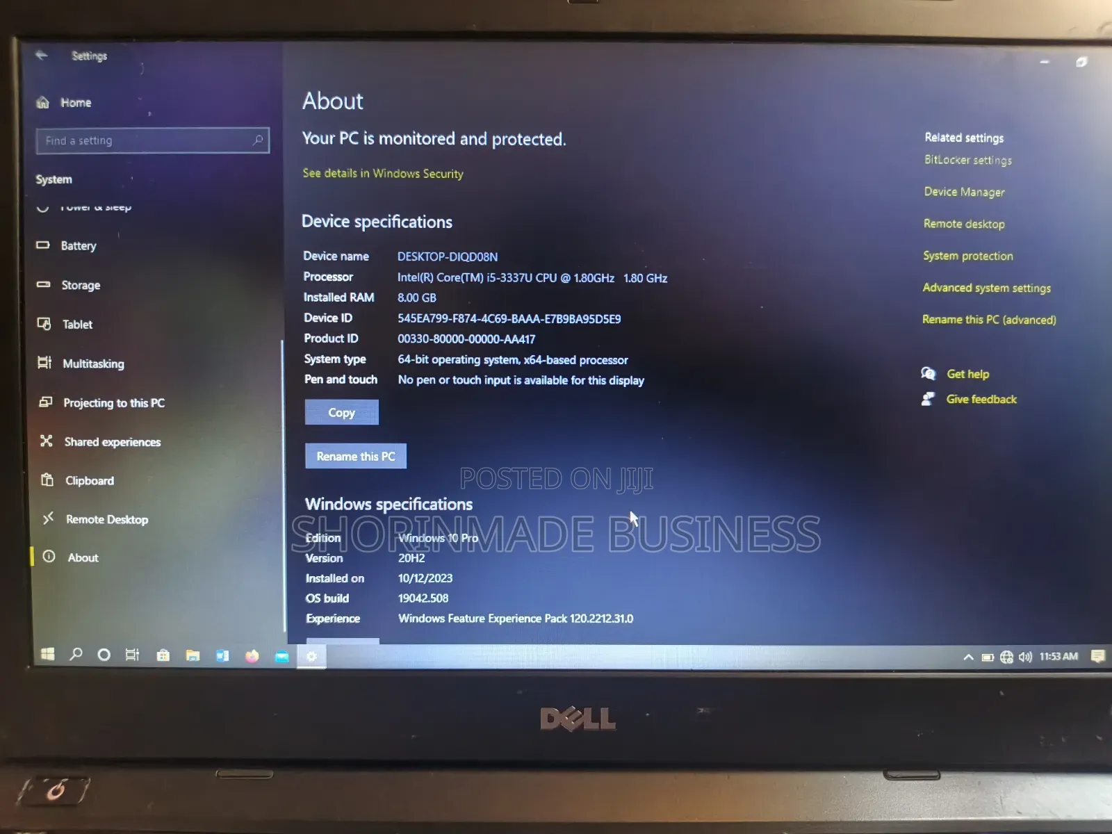 Laptop Dell Latitude 3330 8GB Intel Core i5 SSD 500GB