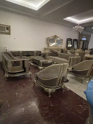 Complete Set of High Quality Imported Turkey Royal Fabric Sofa Chair