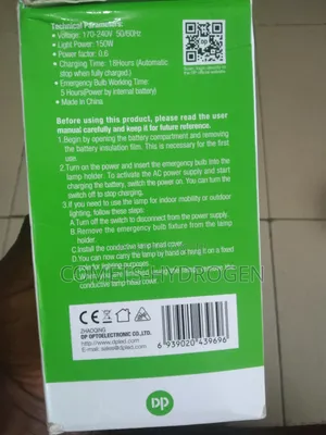 DP Portable 150W Rechargeable Emergency Auto ON LED Bulb - Wholesale