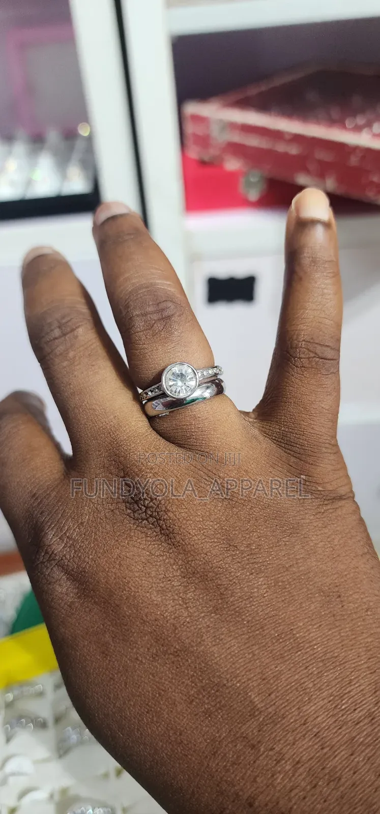 Duo Titanium Wedding Set