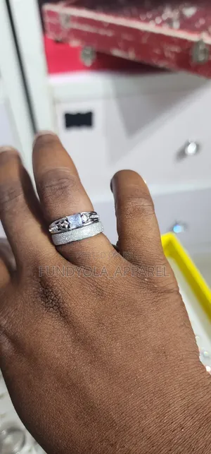 Titanium Two Piece Wedding Set