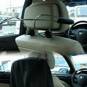 Luxury Stainless Steel Headrest Coat Hanger – Car Interior Upgrade