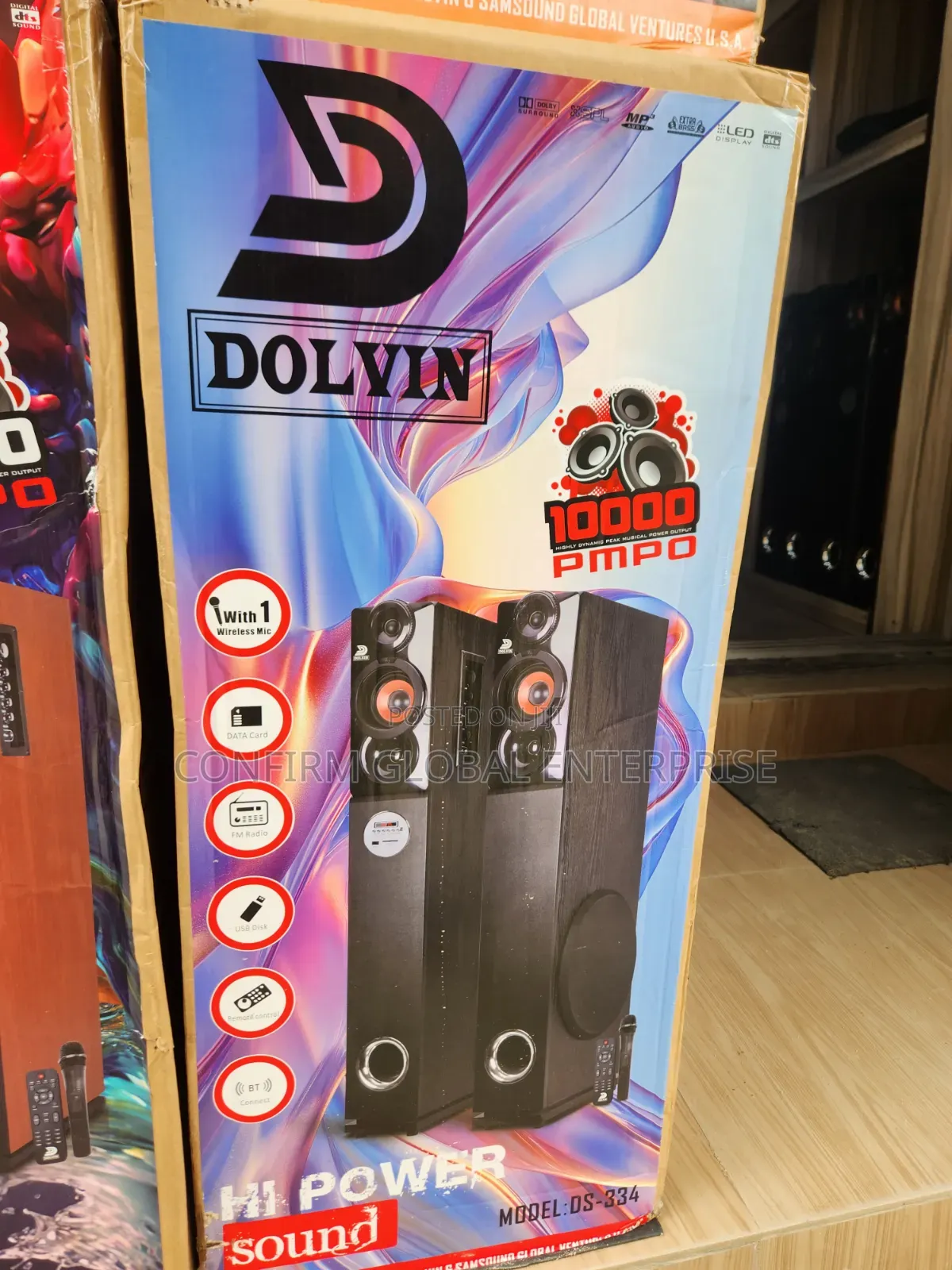 Dolvin DS-334 Wireless Bluetooth Tower Speaker