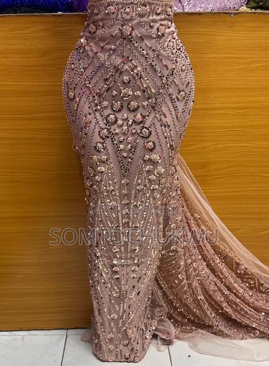 Hand Beaded Lace