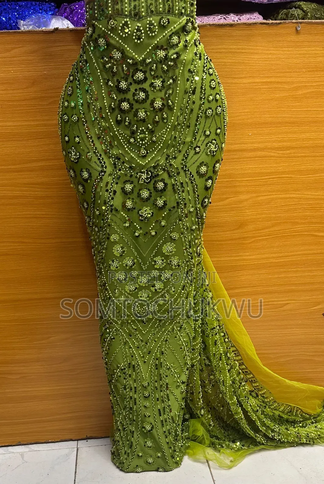 Hand Beaded Lace