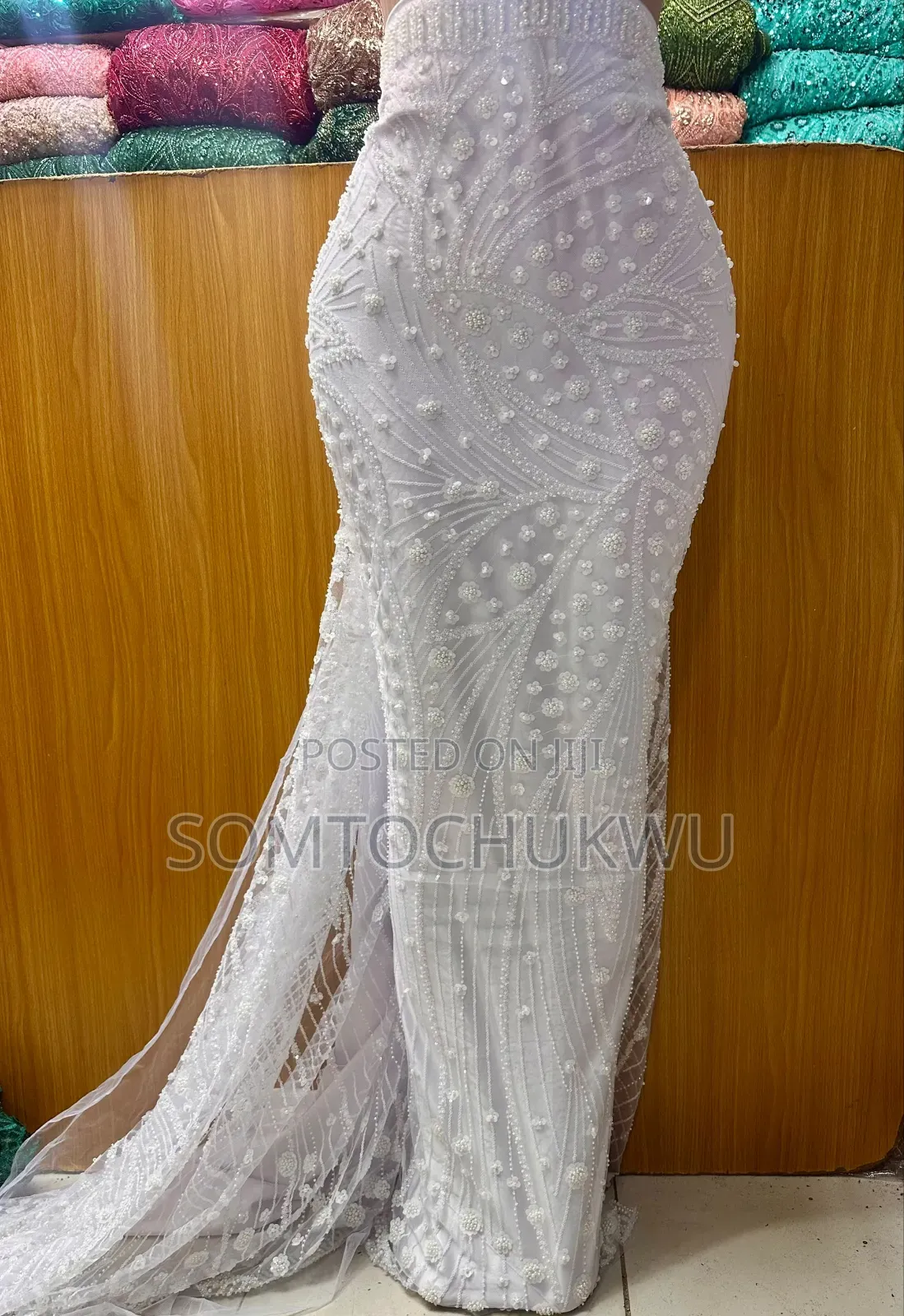 Hand Beaded Lace