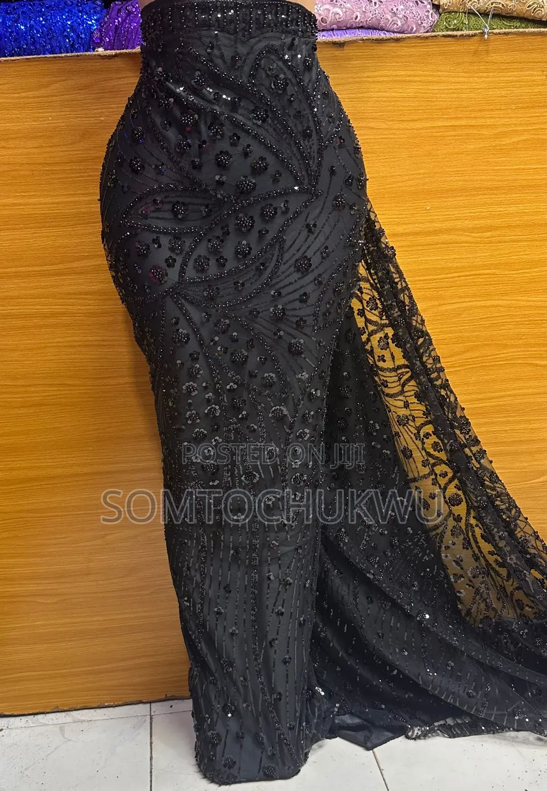 Hand Beaded Lace