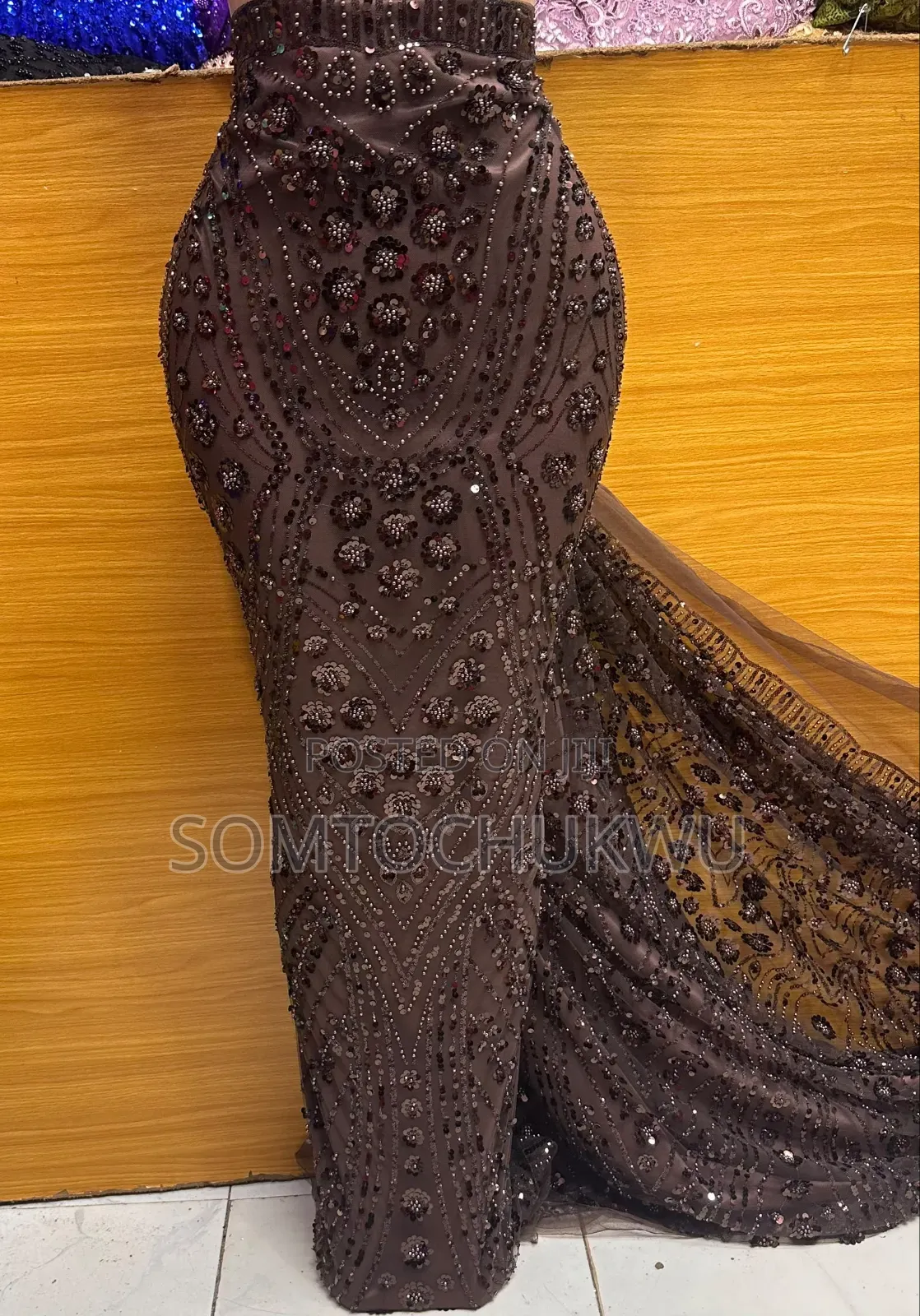 Hand Beaded Lace