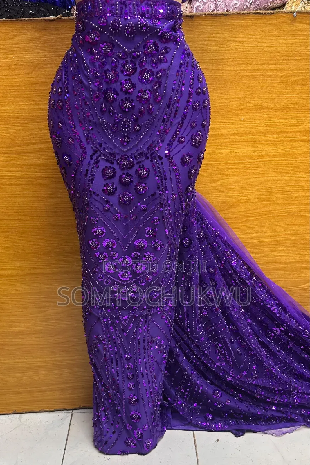 Hand Beaded Lace