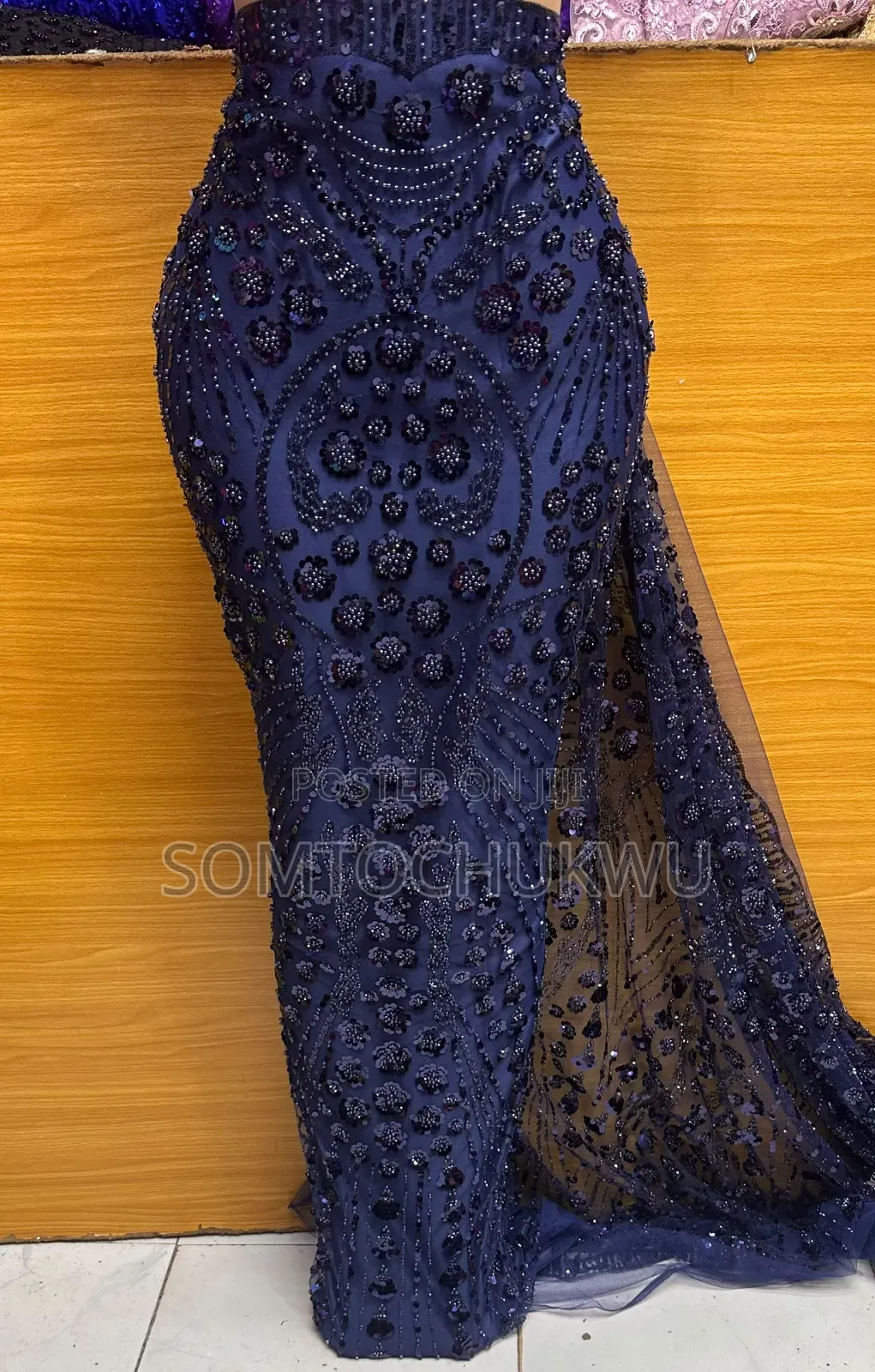Hand Beaded Lace