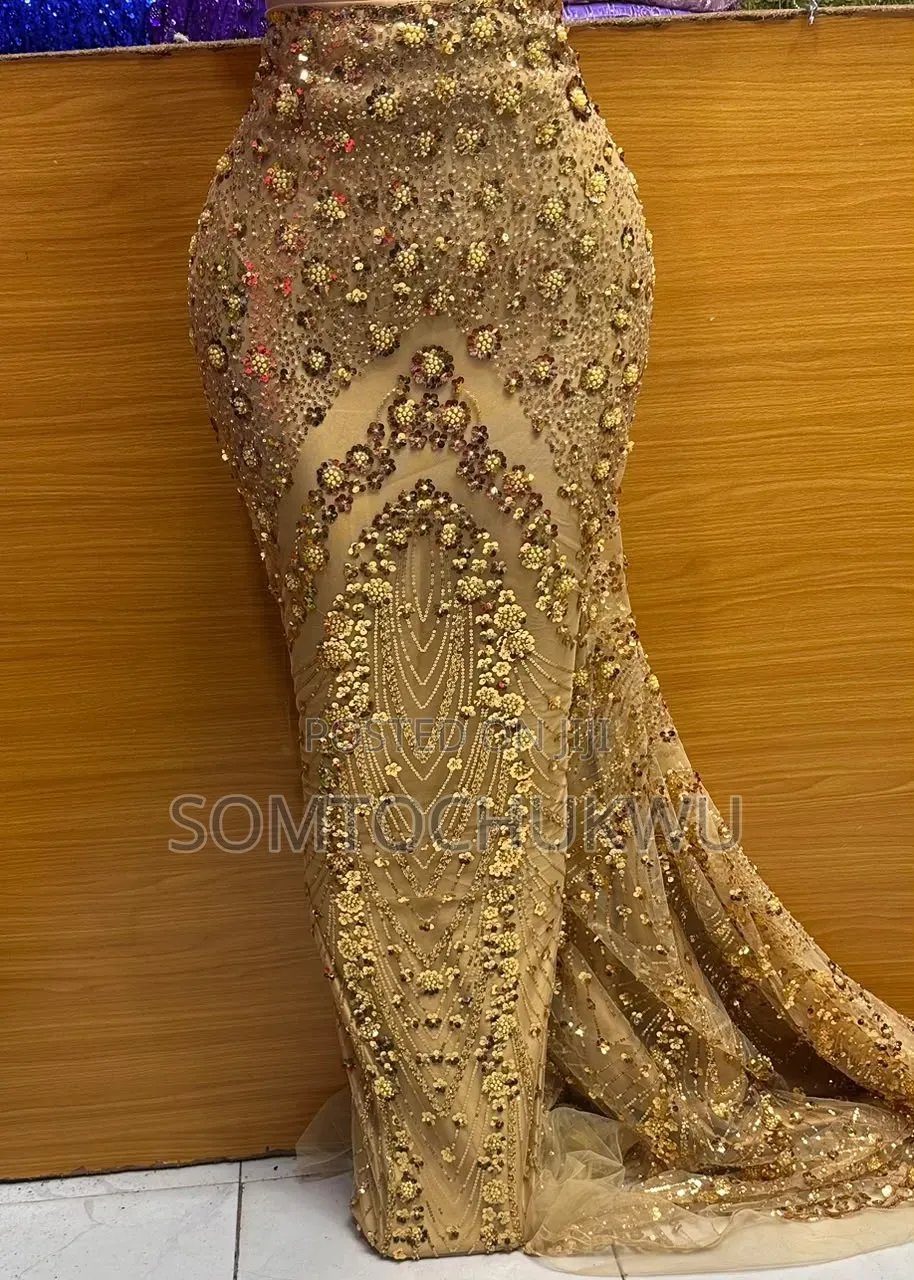 Hand Beaded Lace
