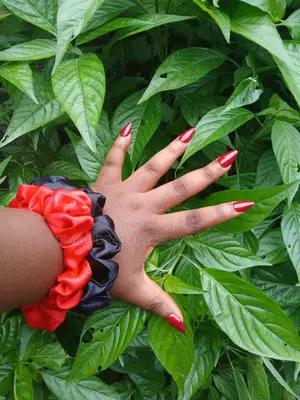Bold Coloured Satin Scrunchies