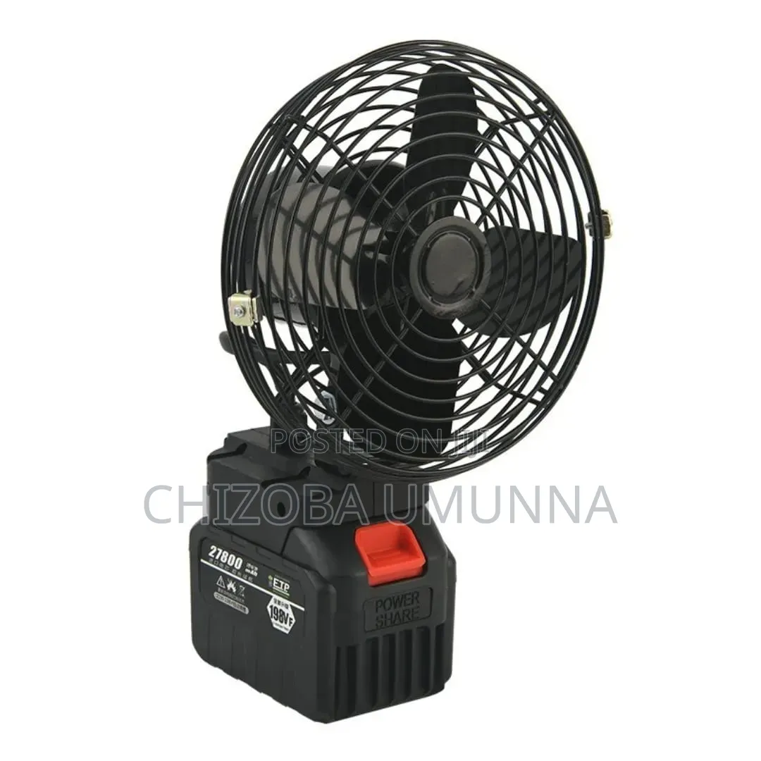 Black Fan With Battery