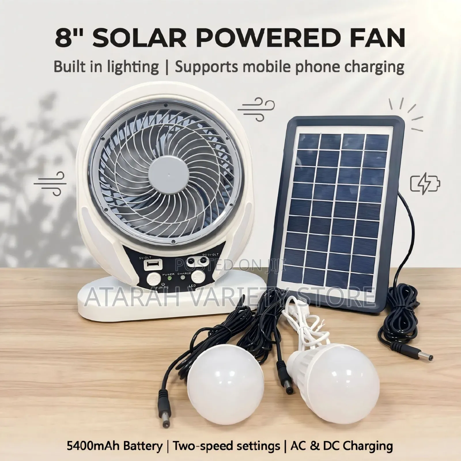 Desktop Solar Fan