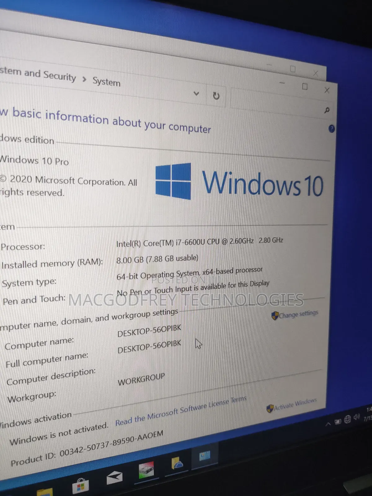 Laptop Dell Latitude E7470 8GB Intel Core i7 SSD 256GB