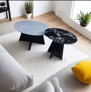 Round Marble Twin Center Table
