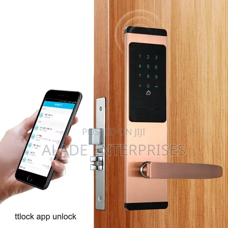 Smart Hotel Lock Stainless Steel Handle With Passcode