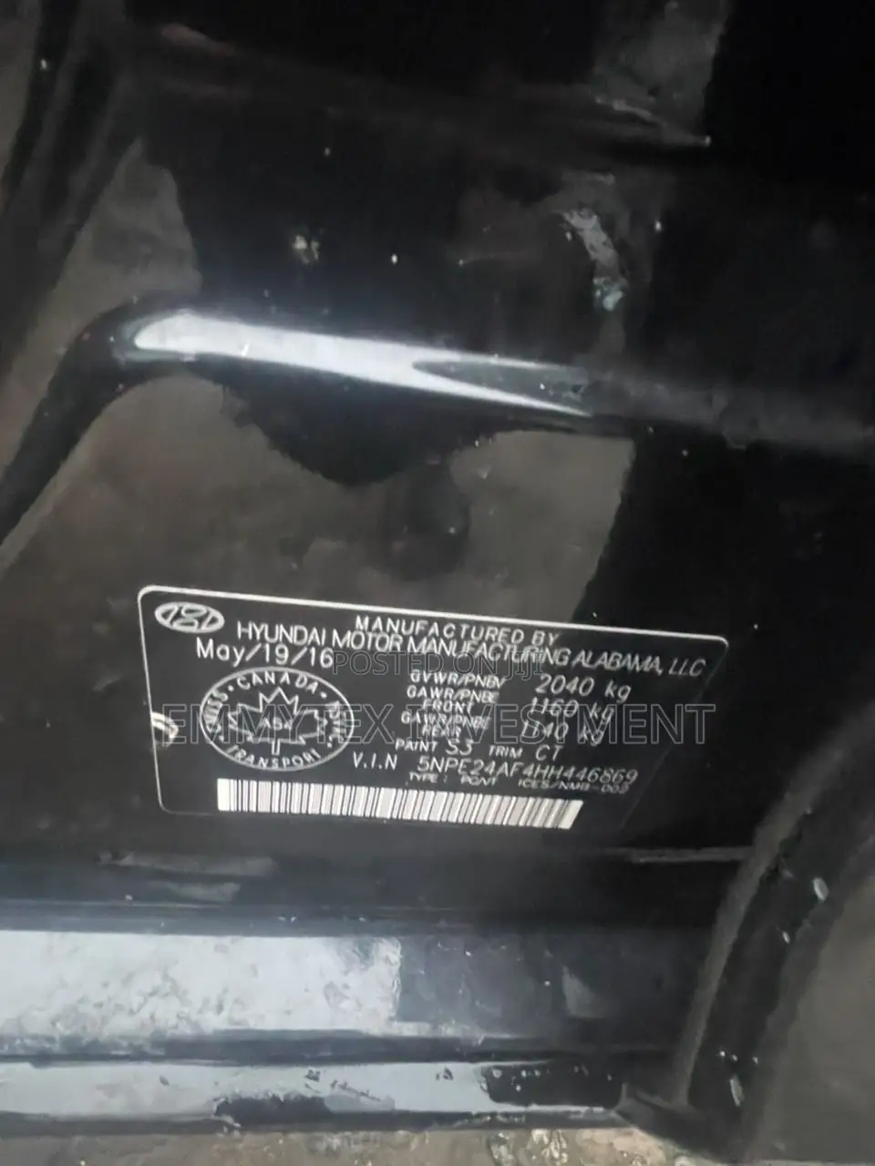 Hyundai Sonata 2017 Black